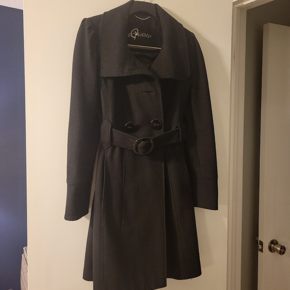 Women’s Guess Wool Blend Coat Size M
